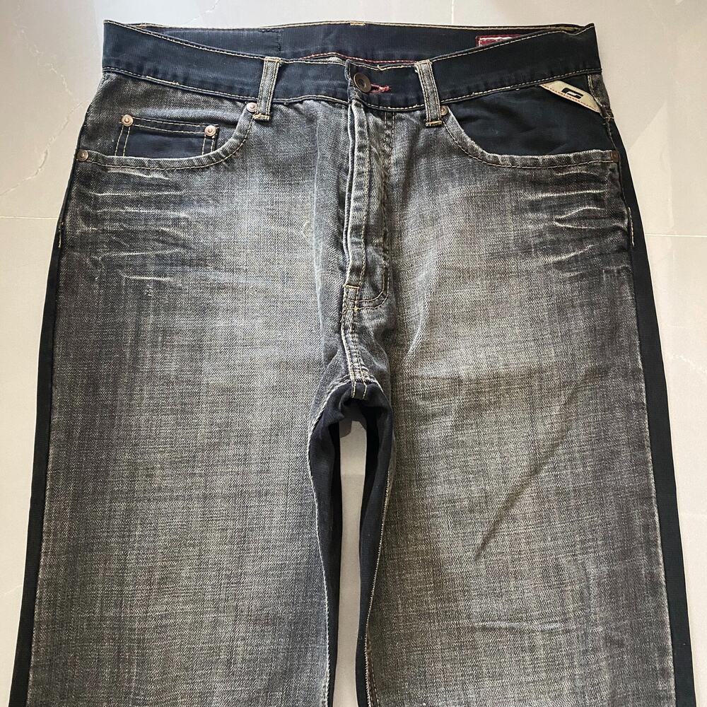 Vintage Japanese Archive Faded Black Bootcut Denim Jeans Gray size 30